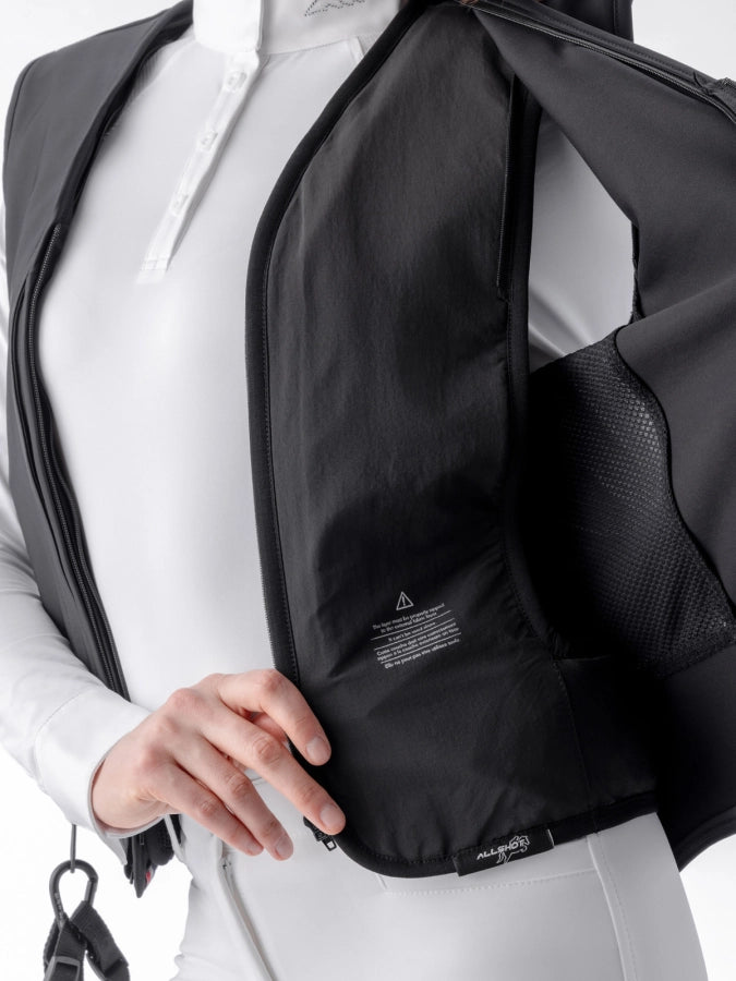 AERIX - gilet airbag unisex nero con cover staccabile Equiline | El gaucho sport