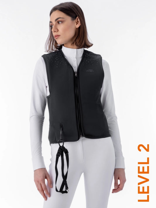 BELMOVE STRASS - gilet airbag unisex nero con protezione dorsale Equiline | El gaucho sport