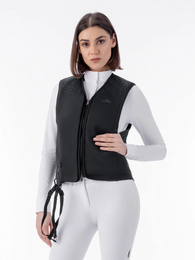 BELMOVE STRASS - gilet airbag unisex nero con protezione dorsale Equiline | El gaucho sport