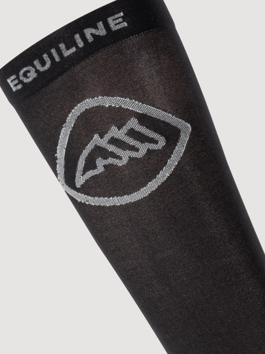 Set 3 Paia Calzini Neri Ultra Light Unisex Equiline | Equitazione