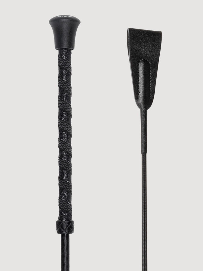 Frustino Brillantinato Nero Corto Equiline 65cm | Equitazione