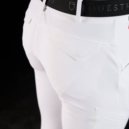 Pantaloni Uomo Bielastici con Full Grip – Equestro Ridertechnology | El Gaucho Sport