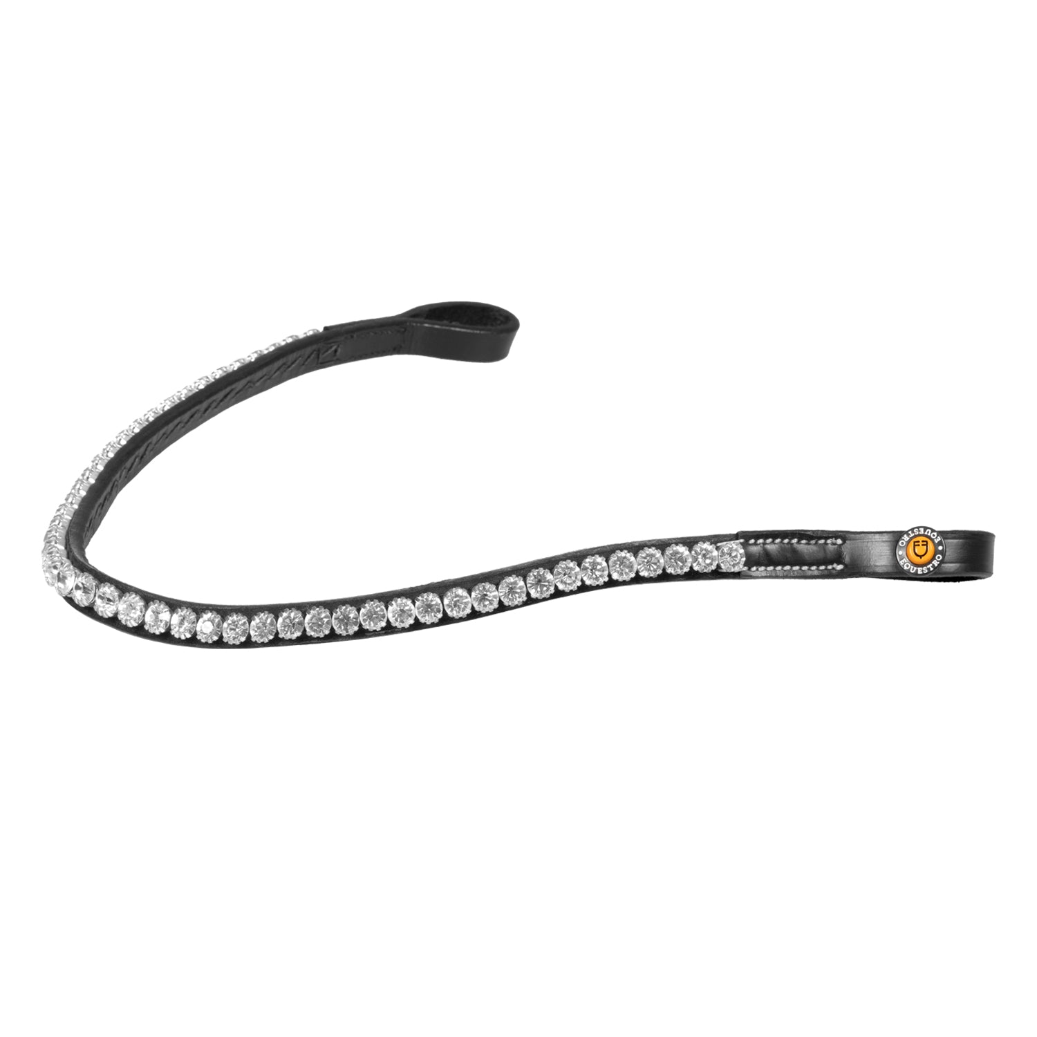 Testiera inglese Equestro in cuoio con chiudibocca e redini | El gaucho sport