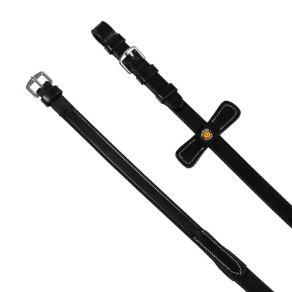 Redini inglesi in cuoio e gomma con fibbie inox – Alta qualità