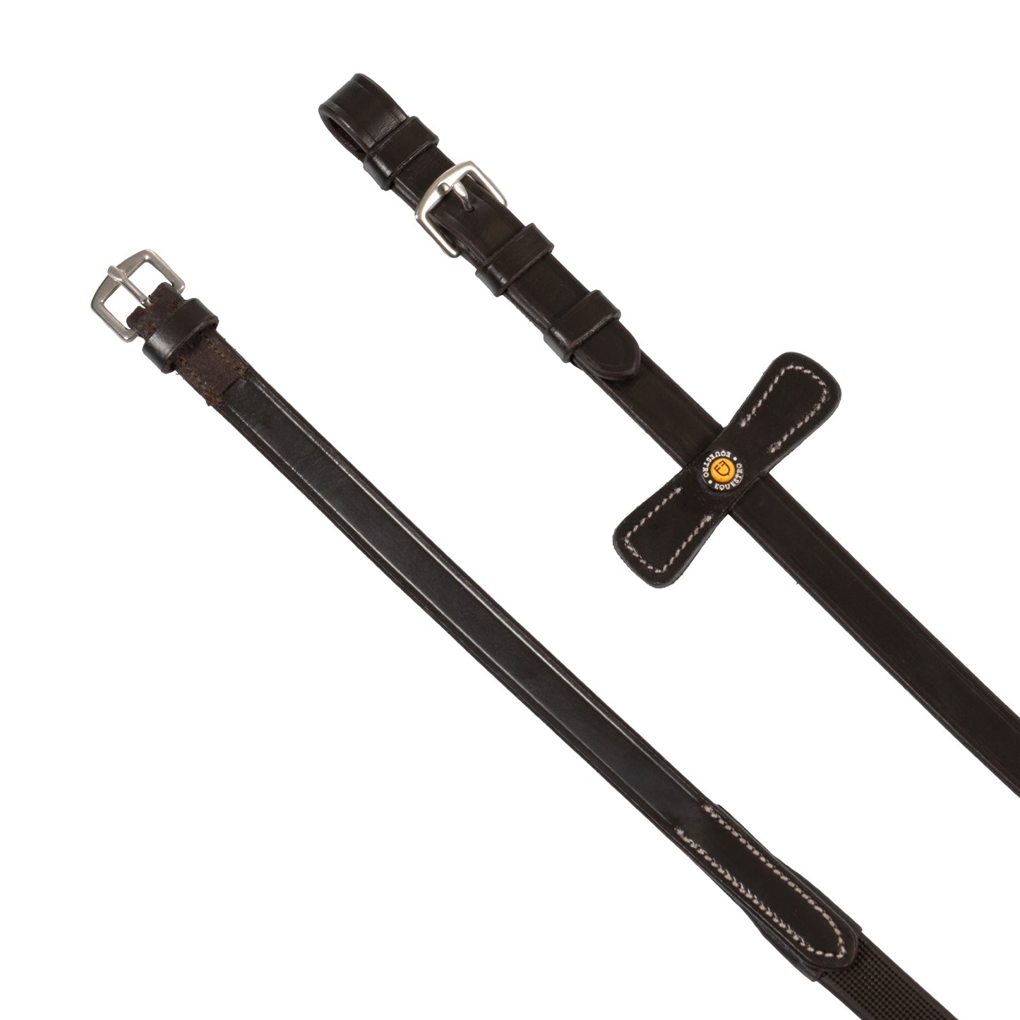 Redini inglesi in cuoio e gomma con fibbie inox – Alta qualità
