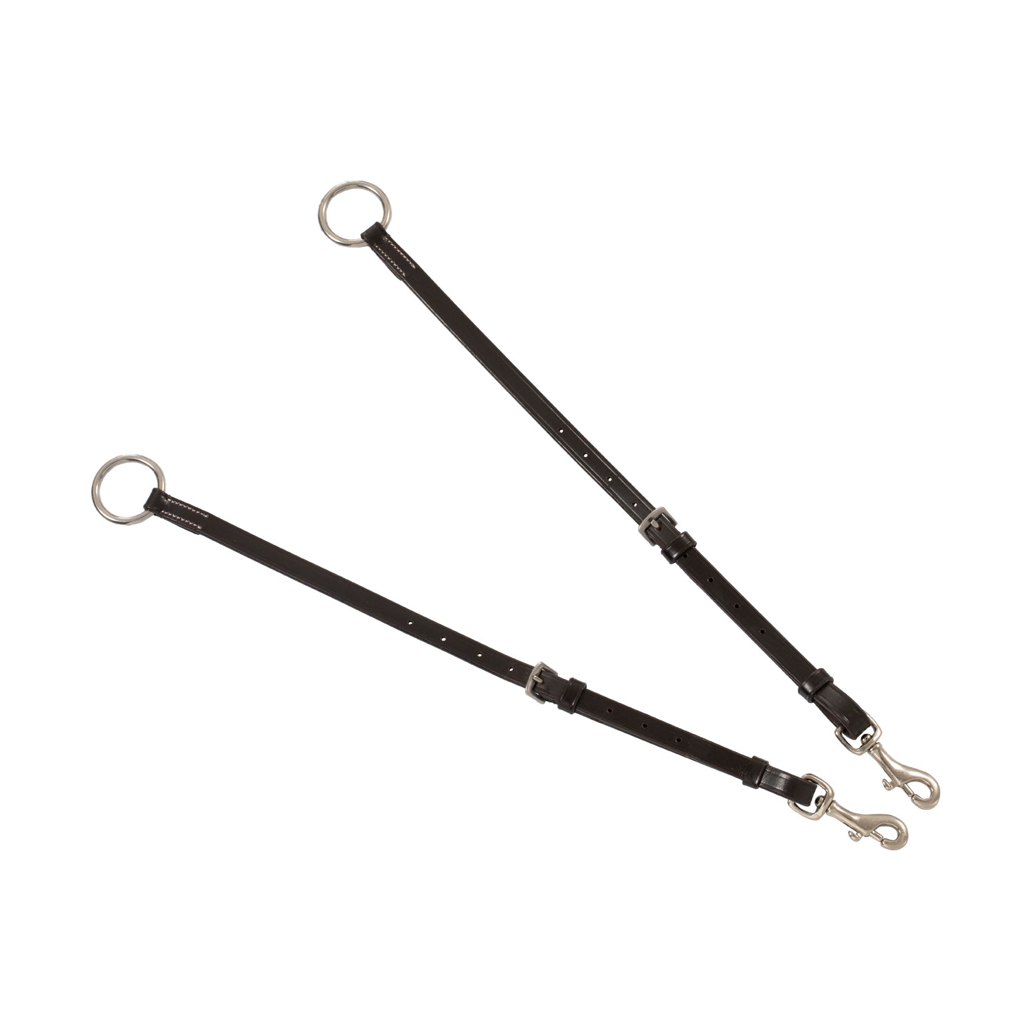 Pettorale in pelle con forchetta e ganci inox – Regolabile e sicuro