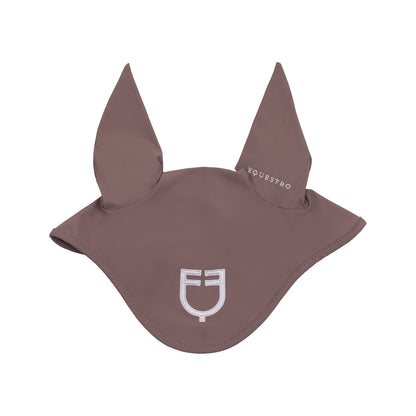 Cuffietta in tessuto tecnico con logo a contrasto