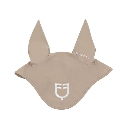 Cuffietta in tessuto tecnico con logo a contrasto