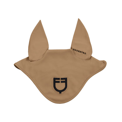 Cuffietta in tessuto tecnico con logo a contrasto