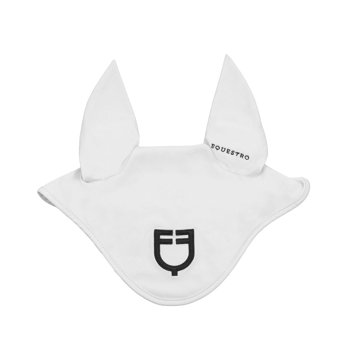 Cuffietta in tessuto tecnico con logo a contrasto