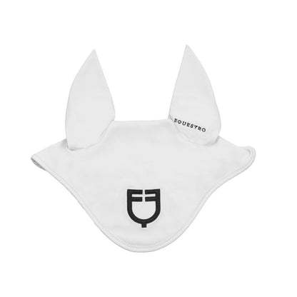 Cuffietta in tessuto tecnico con logo a contrasto