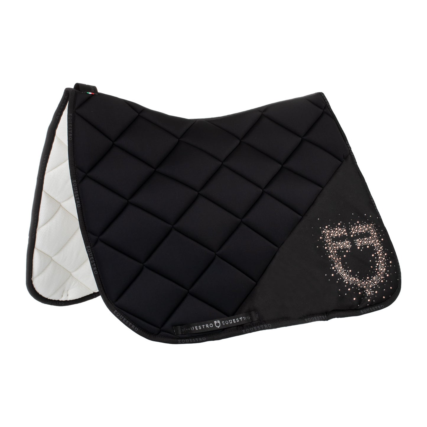 Sottosella Dressage Equestro in Tessuto Tecnico con Logo in Strass | El gaucho sport