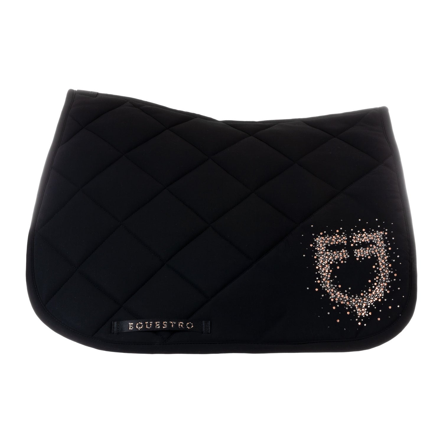 Sottosella da salto in tessuto tecnico con logo in strass | El gaucho sport