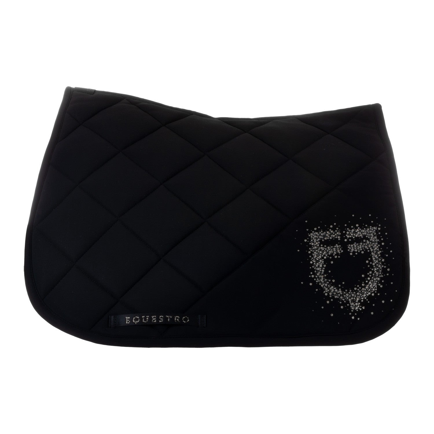 Sottosella da salto in tessuto tecnico con logo in strass | El gaucho sport