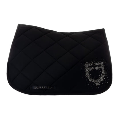 Sottosella da salto in tessuto tecnico con logo in strass | El gaucho sport