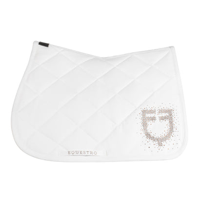 Sottosella da salto in tessuto tecnico con logo in strass | El gaucho sport