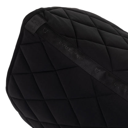 Sottosella de dressage en tissu technique avec logo en strass
