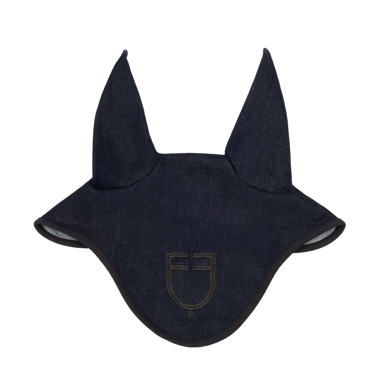 Cuffietta in tessuto tecnico effetto denim con logo | El gaucho sport