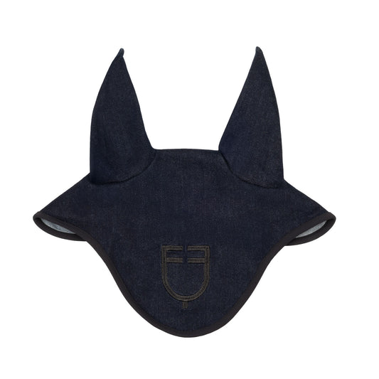 Cuffietta in tessuto tecnico effetto denim con logo | El gaucho sport