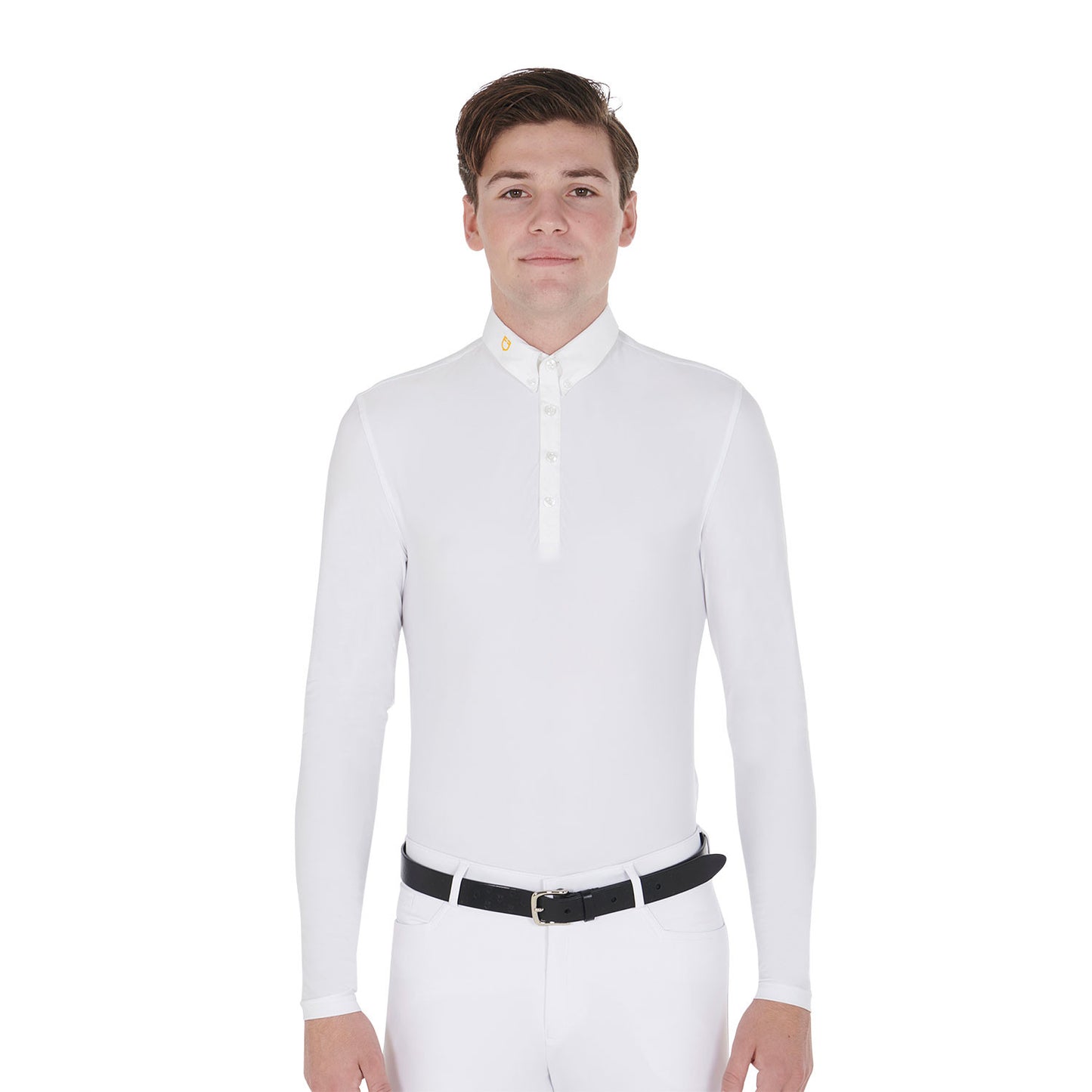 Polo Hombre de tejido técnico afelpado