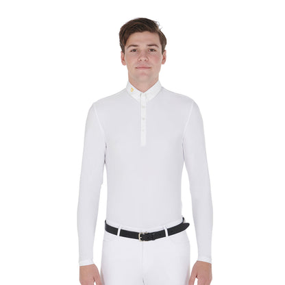 Polo Hombre de tejido técnico afelpado