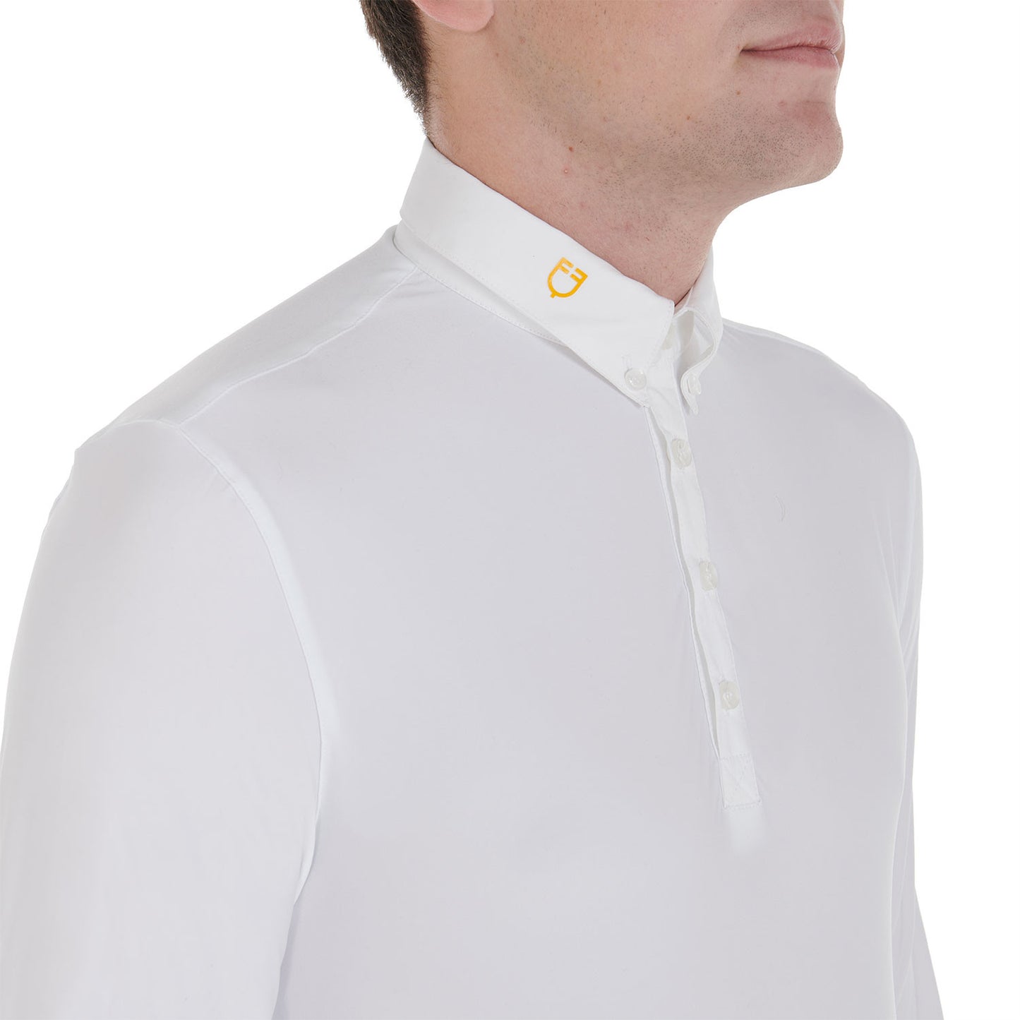 Polo Hombre de tejido técnico afelpado