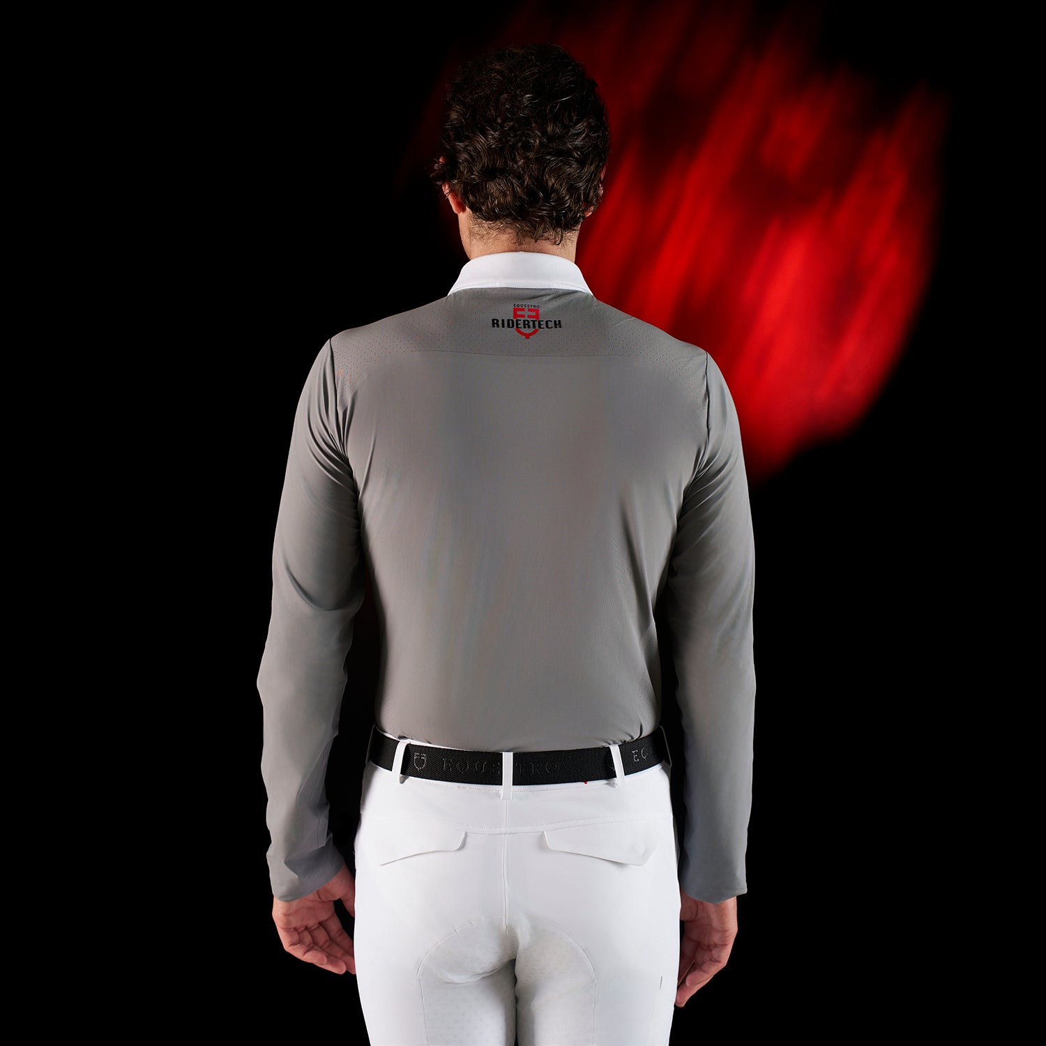 Polo Uomo Slim Fit Maniche Lunghe – Equestro Ridertechnology | El Gaucho Sport