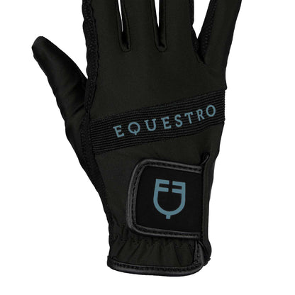 Guanti Equestro in Tessuto Tecnico con Logo Multicolor | El Gaucho Sport