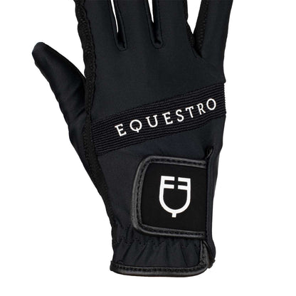 Guanti Equestro in Tessuto Tecnico con Logo Multicolor | El Gaucho Sport