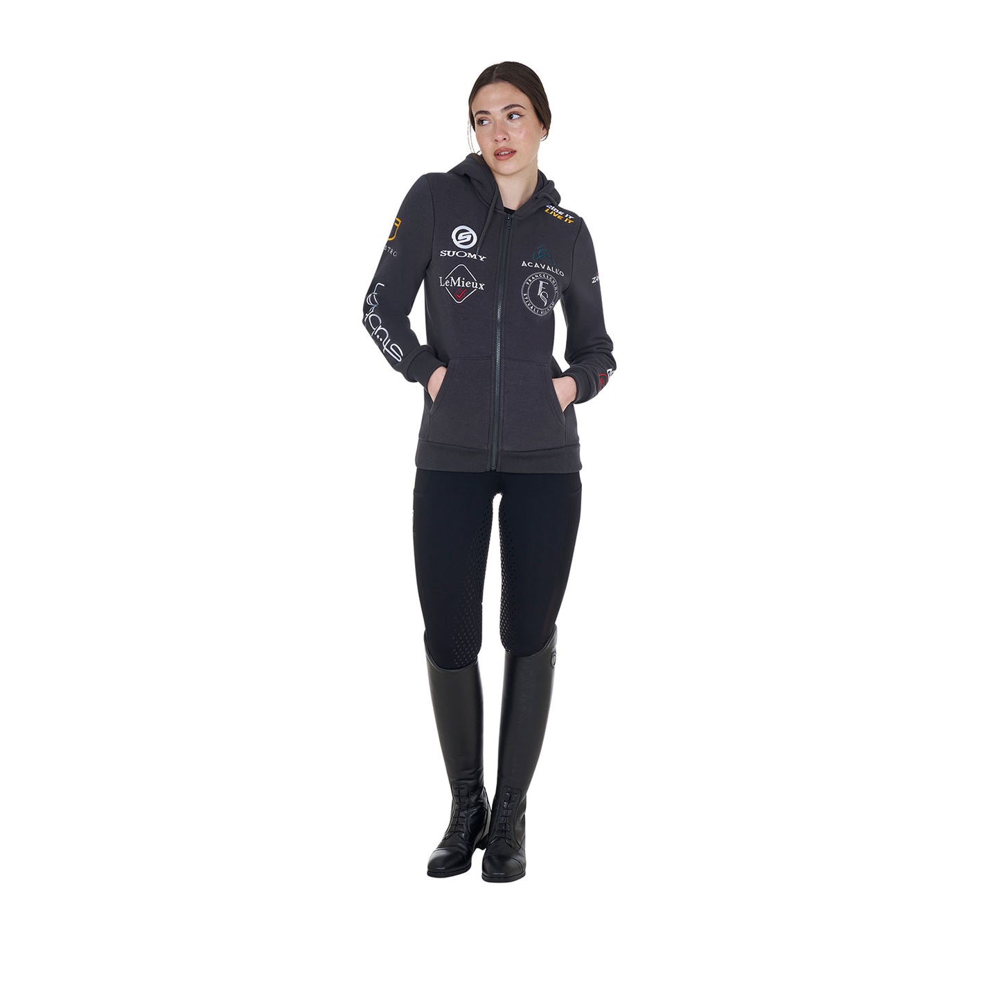 Felpa Donna Slim Fit con Cappuccio – Eleganza e Comfort | El Gaucho Sport