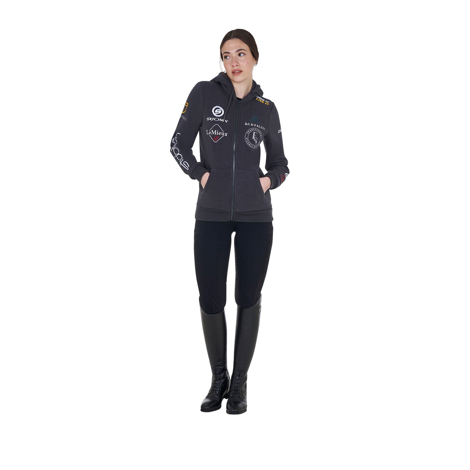 Felpa Donna Slim Fit con Cappuccio – Eleganza e Comfort | El Gaucho Sport