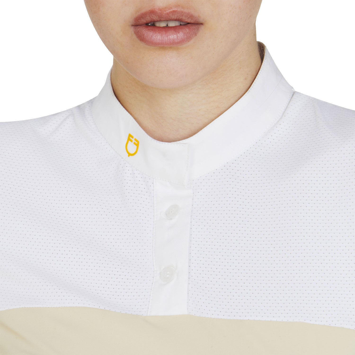 Polo donna slim fit tessuto tecnico e mesh Equestro | El gaucho sport