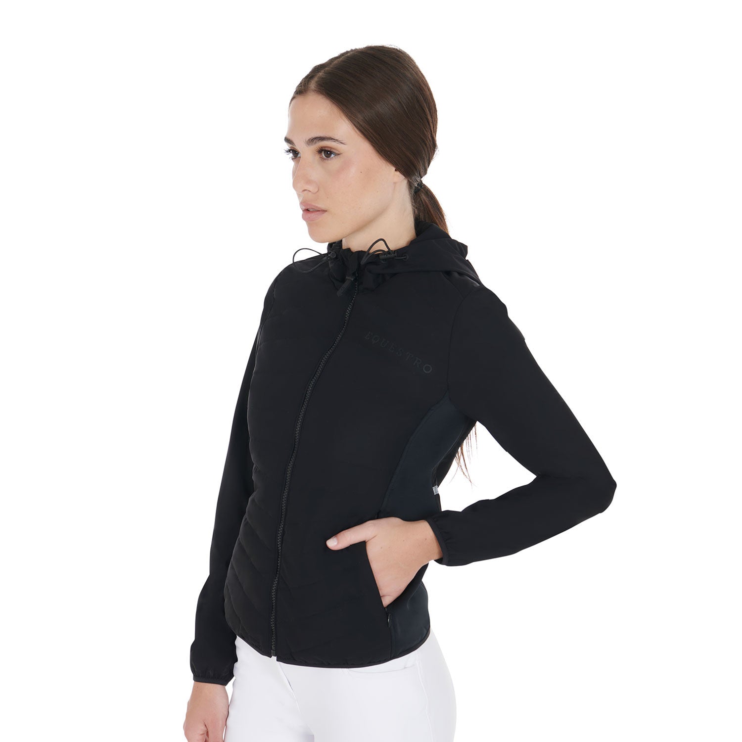 Piumino donna in tessuto misto tecnico equestro | El gaucho sport