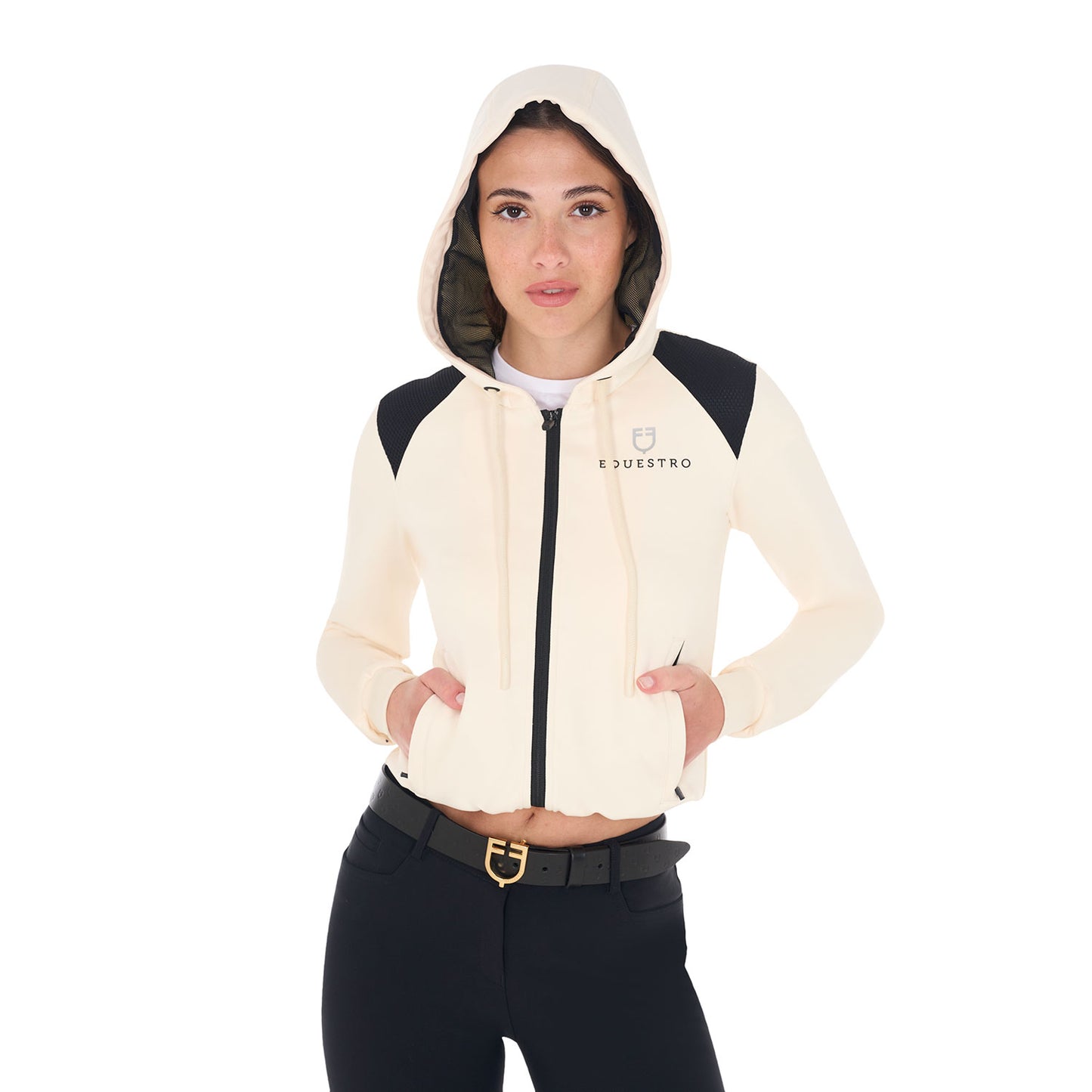 Felpa Donna Cropped con Cappuccio – Stile Sportivo e Comfort | El Gaucho Sport