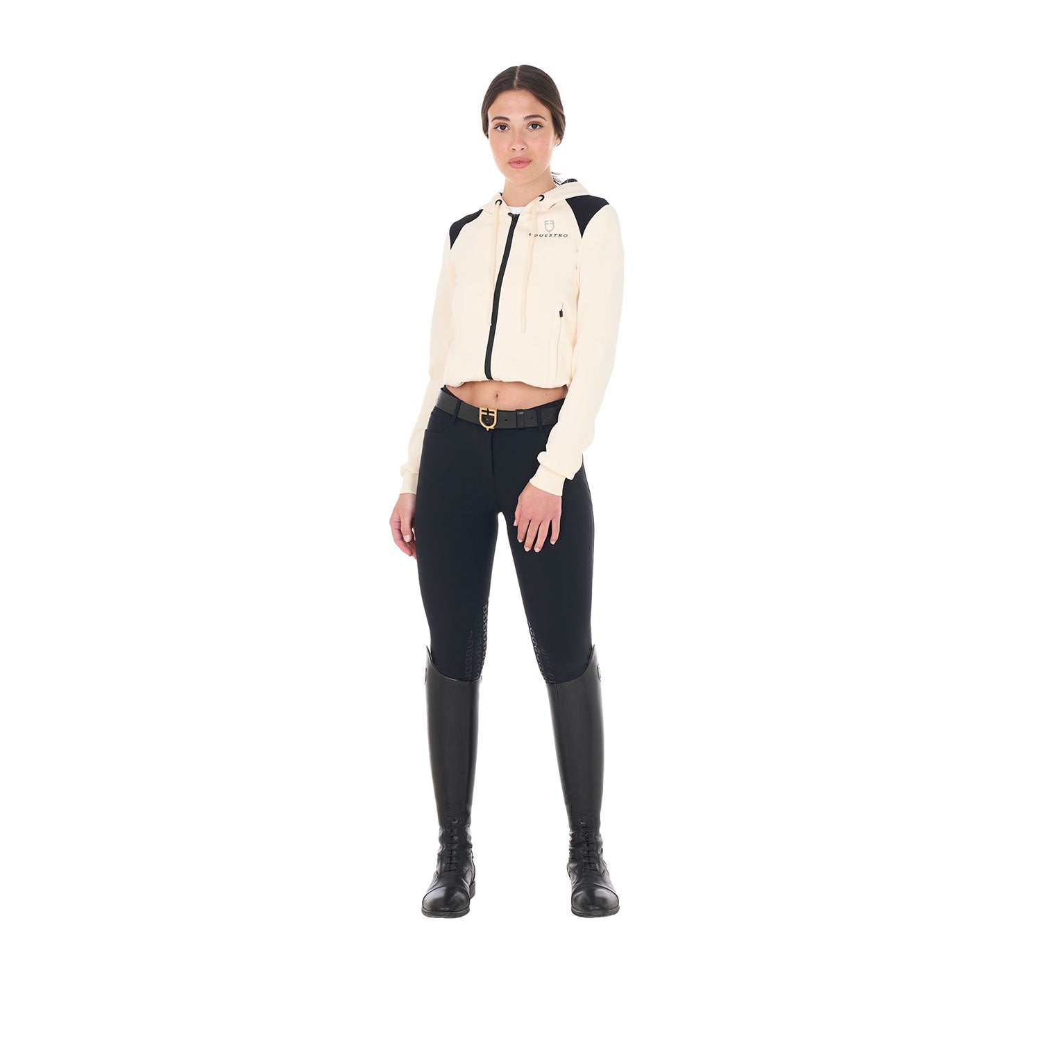 Felpa Donna Cropped con Cappuccio – Stile Sportivo e Comfort | El Gaucho Sport