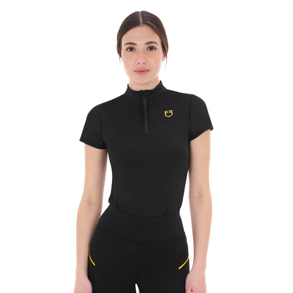 Polo donna da allenamento in mesh