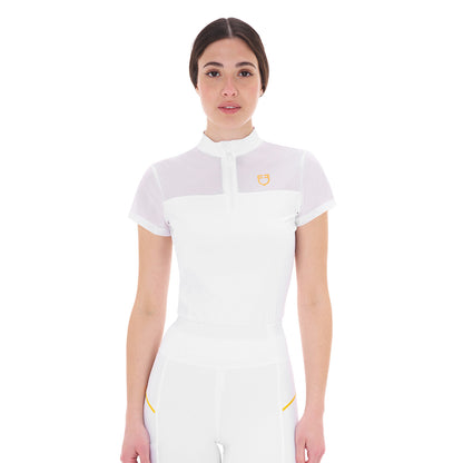 Polo donna da allenamento in mesh