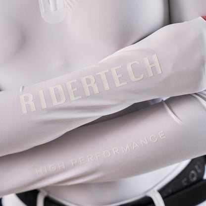 Polo Donna Slim Fit a Maniche Lunghe da Concorso – Equestro Ridertechnology | El Gaucho Sport