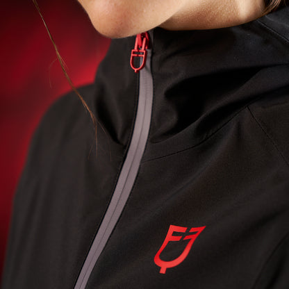 Guscio Softshell Lungo Donna con Cappuccio – Equestro Ridertechnology | El Gaucho Sport