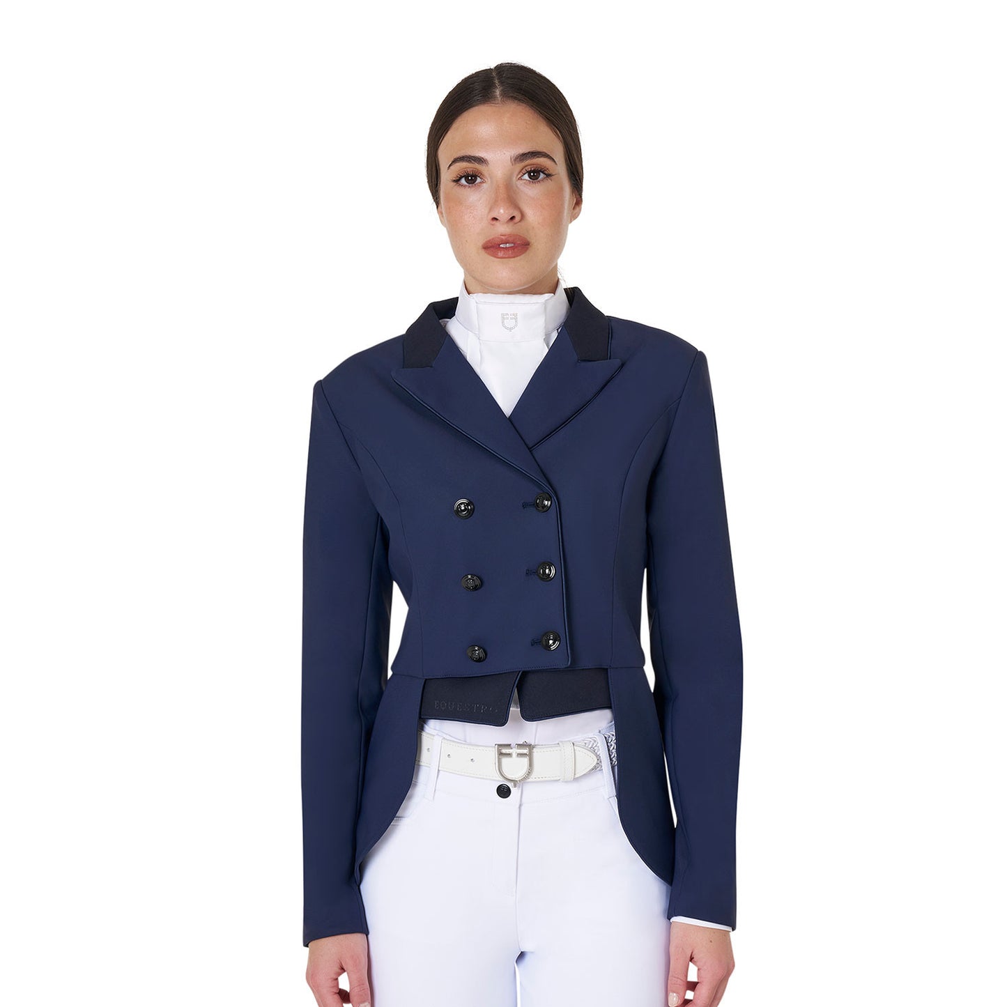 Demi-frack femme pour concours de dressage