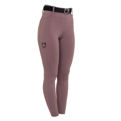 Leggings donna a vita alta con passanti