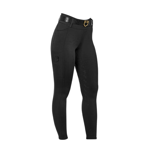 Leggings donna a vita alta con passanti