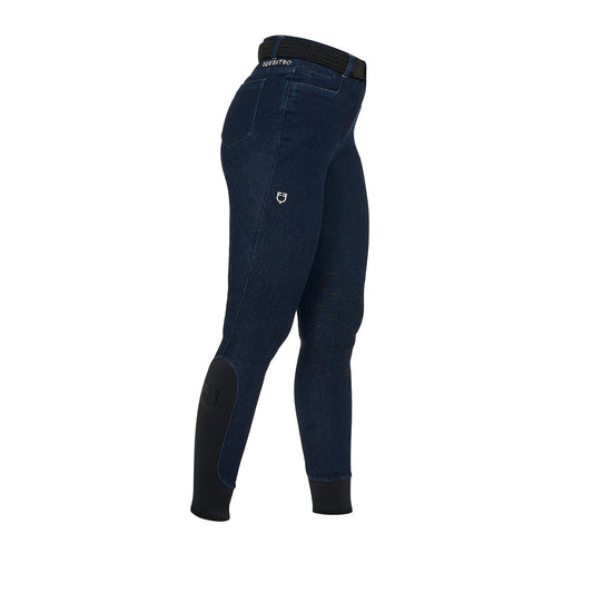 Pantalons femme en tissu denim