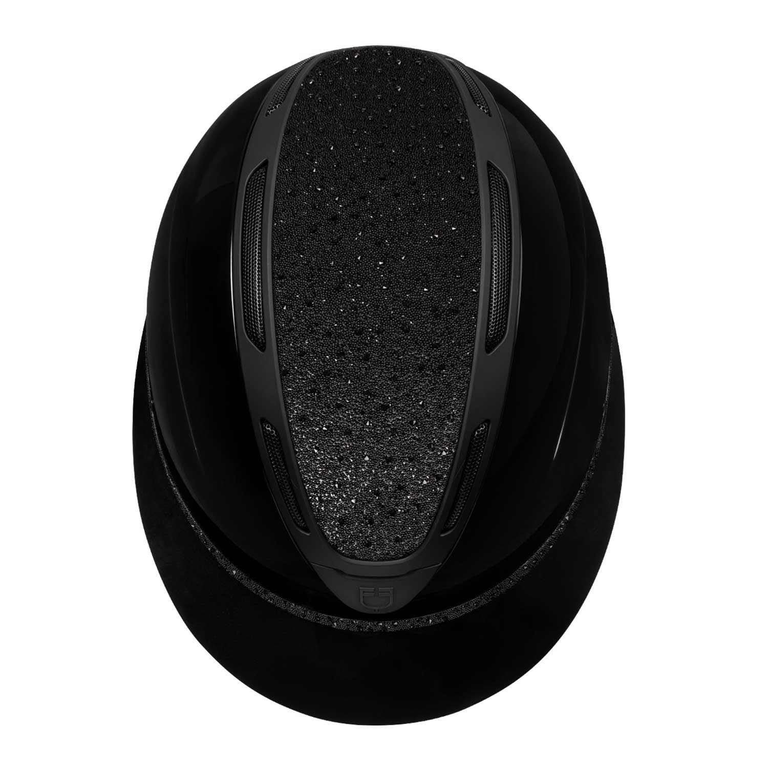 Cap da equitazione con visiera larga e calotta lucida – Equestro