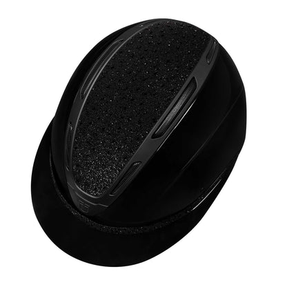 Cap da equitazione con visiera larga e calotta lucida – Equestro