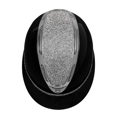 Cap da equitazione con visiera larga e calotta lucida – Equestro