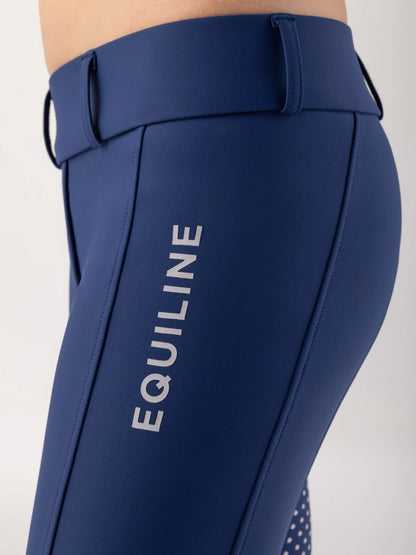 Leggings full grip blu e bianchi junior Equiline | El gaucho sport