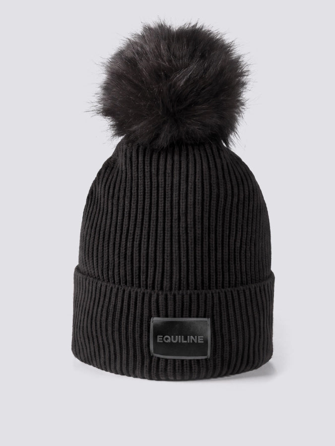 Cappello in maglia con pon-pon equiline | El Gaucho Sport