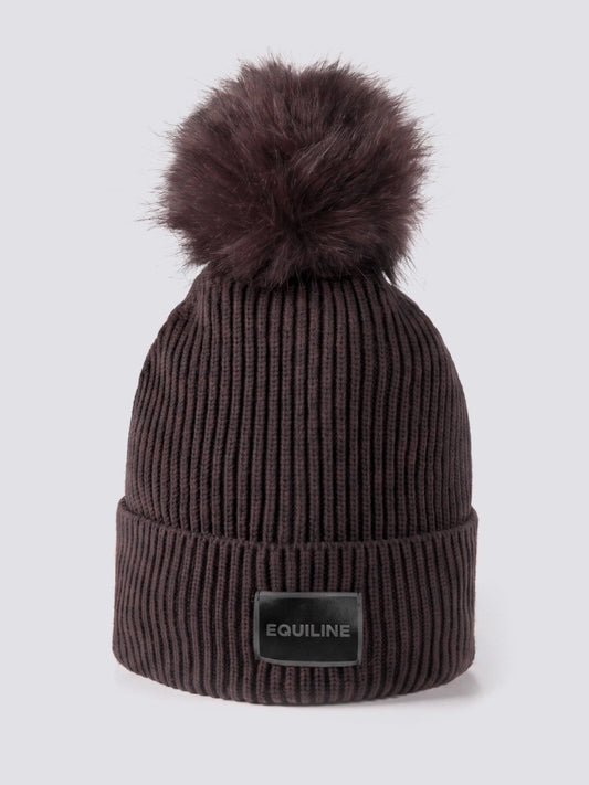 Cappello in maglia con pon-pon equiline | El Gaucho Sport