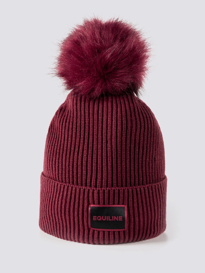 Cappello in maglia con pon-pon equiline | El Gaucho Sport